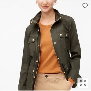 J. Crew Dark Green Utility Jacket